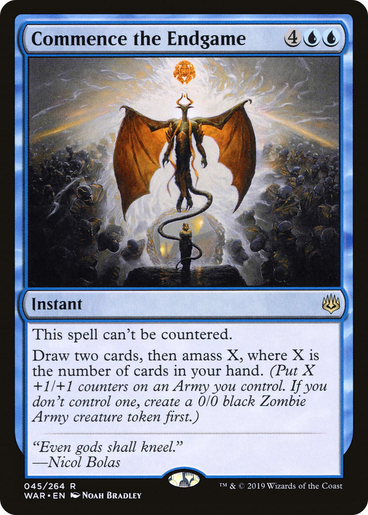 Commence the Endgame (WAR-045) - War of the Spark Foil - Premium MTG Single from Wizards of the Coast - Just $0.15! Shop now at Game Crave Tournament Store
