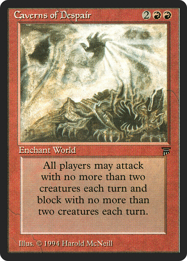Caverns of Despair (LEG-136) - Legends - Premium MTG Single from Wizards of the Coast - Just $11.86! Shop now at Game Crave Tournament Store