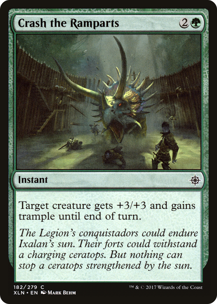 Crash the Ramparts (XLN-182) - Ixalan Foil - Premium MTG Single from Wizards of the Coast - Just $0.08! Shop now at Game Crave Tournament Store