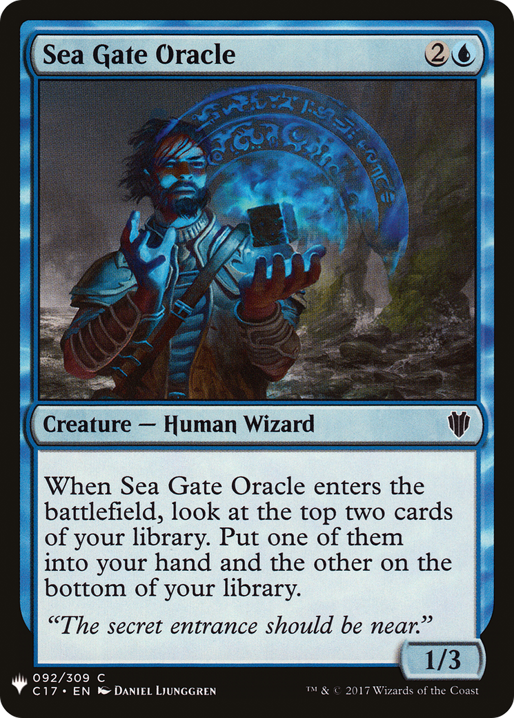 Sea Gate Oracle (MB1-480) - Mystery Booster - Premium MTG Single from Wizards of the Coast - Just $0.08! Shop now at Game Crave Tournament Store