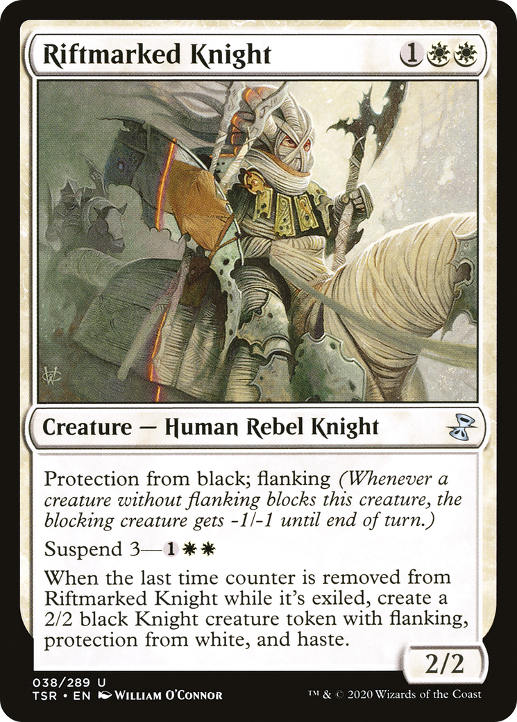 Riftmarked Knight (TSR-038) - Time Spiral Remastered Foil - Premium MTG Single from Wizards of the Coast - Just $0.08! Shop now at Game Crave Tournament Store