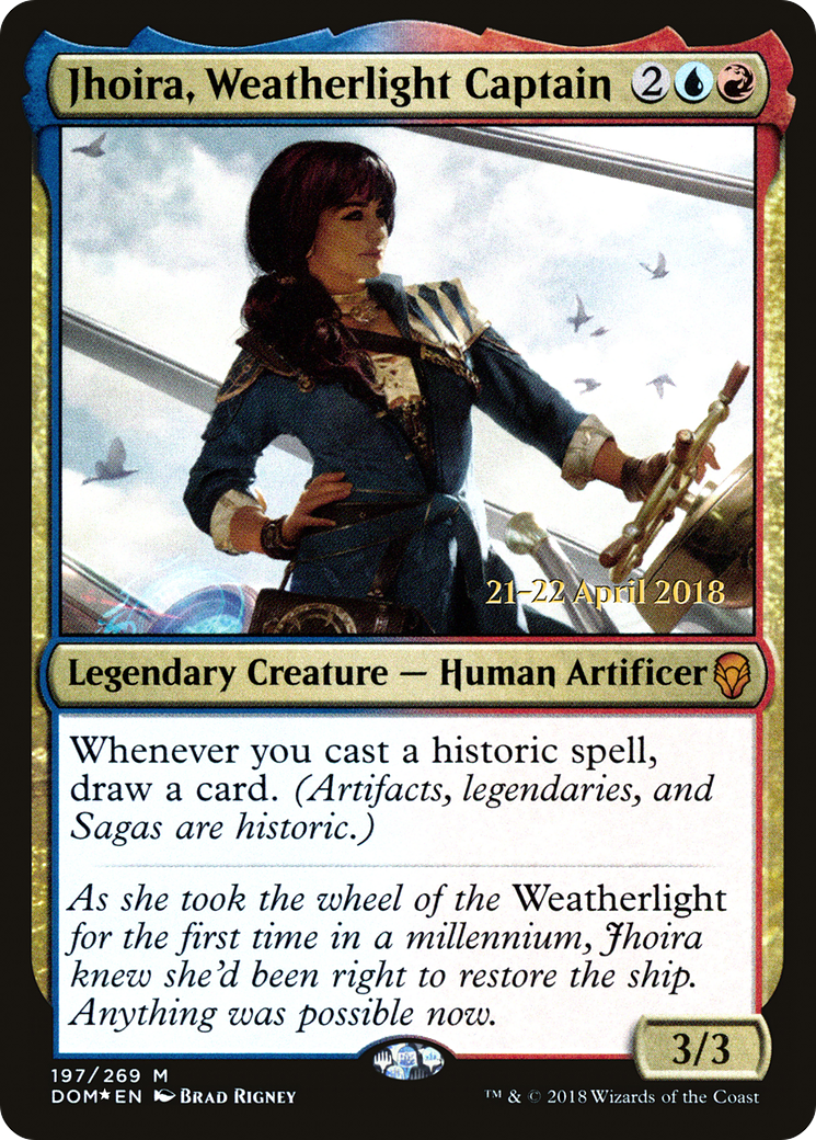 Jhoira, Weatherlight Captain (PDOM-197S) - Dominaria Promos Foil - Premium MTG Single from Wizards of the Coast - Just $2.55! Shop now at Game Crave Tournament Store