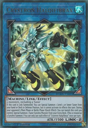 Crystron Halqifibrax (DUOV-EN001) - Duel Overload 1st Edition - Premium Yugioh Single from Konami - Just $0.63! Shop now at Game Crave Tournament Store