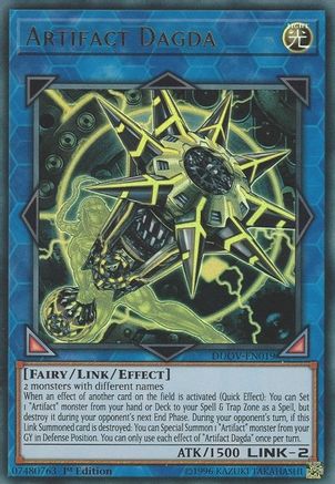 Artifact Dagda (DUOV-EN019) - Duel Overload 1st Edition - Premium Yugioh Single from Konami - Just $1.30! Shop now at Game Crave Tournament Store
