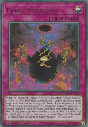 Cubic Ascension (DUOV-EN047) - Duel Overload 1st Edition - Premium Yugioh Single from Konami - Just $0.26! Shop now at Game Crave Tournament Store