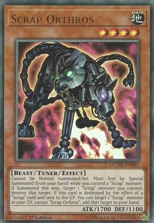 Scrap Orthros (DUOV-EN067) - Duel Overload 1st Edition - Premium Yugioh Single from Konami - Just $0.25! Shop now at Game Crave Tournament Store