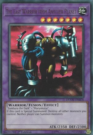 The Last Warrior from Another Planet (DUOV-EN076) - Duel Overload 1st Edition - Premium Yugioh Single from Konami - Just $0.71! Shop now at Game Crave Tournament Store