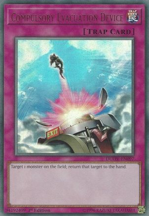 Compulsory Evacuation Device (DUOV-EN097) - Duel Overload 1st Edition - Premium Yugioh Single from Konami - Just $0.39! Shop now at Game Crave Tournament Store