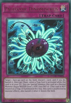 Paleozoic Dinomischus (DUOV-EN098) - Duel Overload 1st Edition - Premium Yugioh Single from Konami - Just $0.38! Shop now at Game Crave Tournament Store
