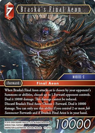 Braska's Final Aeon (OPUS XI) Foil - Premium Final Fantasy Single from Opus XI - Just $19.29! Shop now at Game Crave Tournament Store