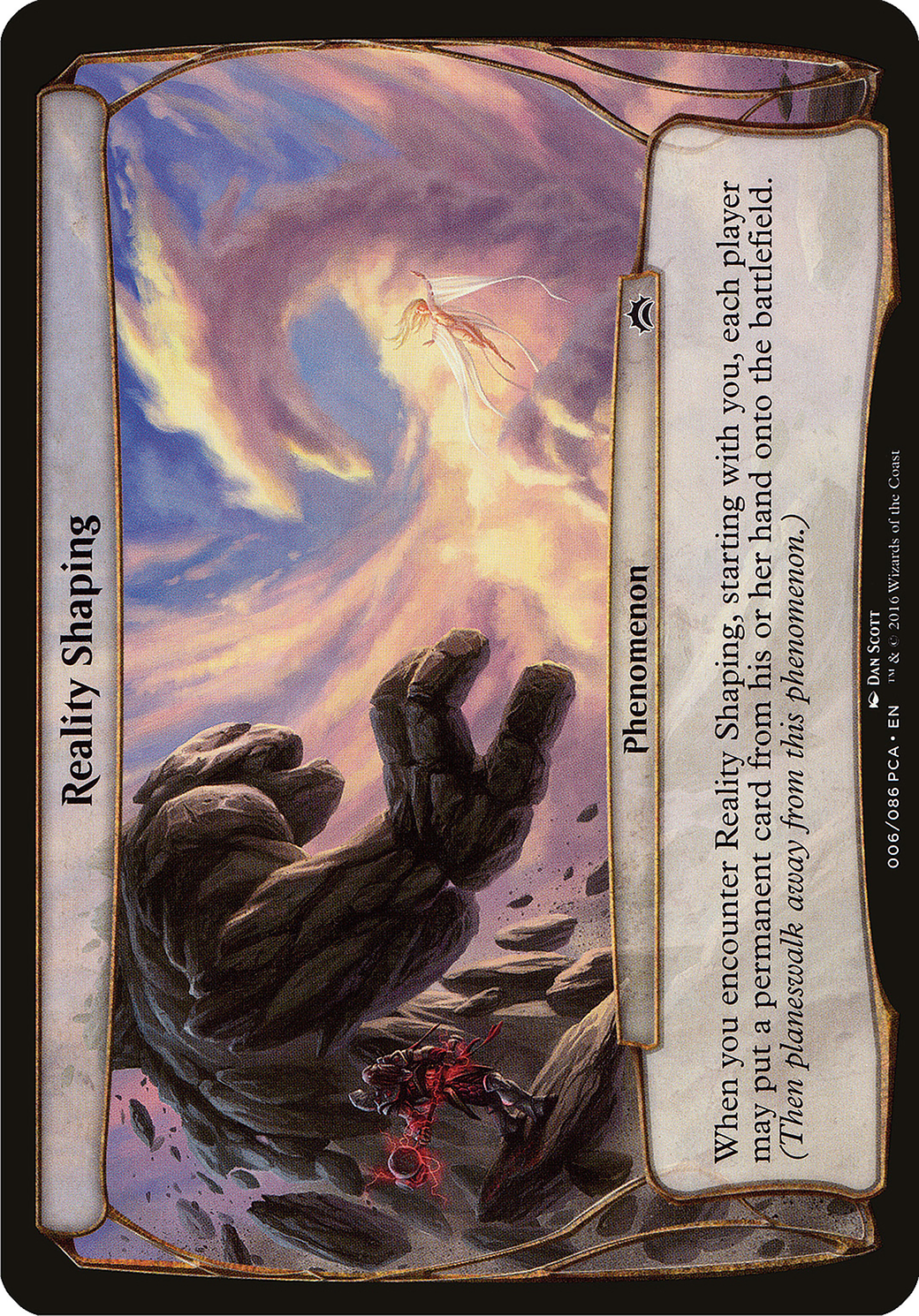 Reality Shaping (OPCA-006) - Planechase Anthology Planes - Premium MTG Single from Wizards of the Coast - Just $0.28! Shop now at Game Crave Tournament Store