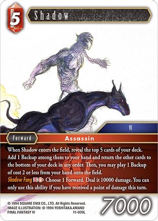 Shadow (OPUS XI) Foil - Premium Final Fantasy Single from Opus XI - Just $3.79! Shop now at Game Crave Tournament Store