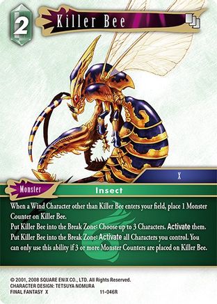 Killer Bee (OPUS XI) Foil - Premium Final Fantasy Single from Opus XI - Just $0.49! Shop now at Game Crave Tournament Store