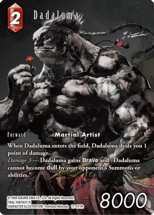 Dadaluma (Full Art) (OPUS XI) Foil - Premium Final Fantasy Single from Opus XI - Just $3.32! Shop now at Game Crave Tournament Store