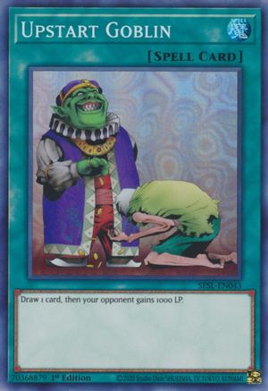 Upstart Goblin (SESL-EN043) - Secret Slayers 1st Edition - Premium Yugioh Single from Konami - Just $0.80! Shop now at Game Crave Tournament Store