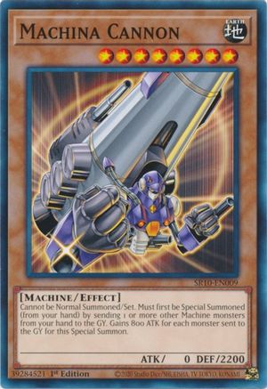 Machina Cannon (SR10-EN009) - Structure Deck: Mechanized Madness 1st Edition - Premium Yugioh Single from Konami - Just $0.08! Shop now at Game Crave Tournament Store