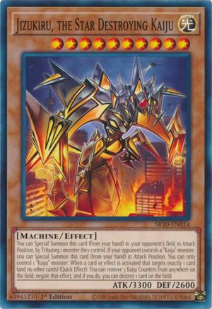 Jizukiru, the Star Destroying Kaiju (SR10-EN014) - Structure Deck: Mechanized Madness 1st Edition - Premium Yugioh Single from Konami - Just $0.08! Shop now at Game Crave Tournament Store