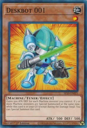 Deskbot 001 (SR10-EN021) - Structure Deck: Mechanized Madness 1st Edition - Premium Yugioh Single from Konami - Just $0.25! Shop now at Game Crave Tournament Store