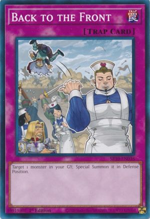 Back to the Front (SR10-EN036) - Structure Deck: Mechanized Madness 1st Edition - Premium Yugioh Single from Konami - Just $0.08! Shop now at Game Crave Tournament Store