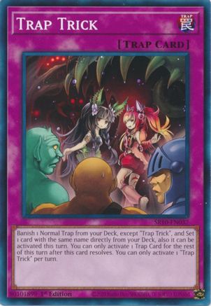 Trap Trick (SR10-EN037) - Structure Deck: Mechanized Madness 1st Edition - Premium Yugioh Single from Konami - Just $0.08! Shop now at Game Crave Tournament Store