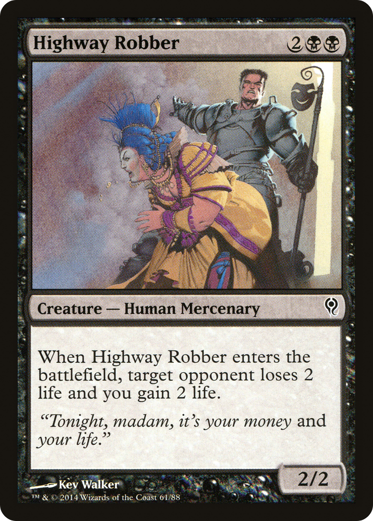 Highway Robber (DDM-061) - Duel Decks: Jace vs. Vraska - Premium MTG Single from Wizards of the Coast - Just $0.08! Shop now at Game Crave Tournament Store