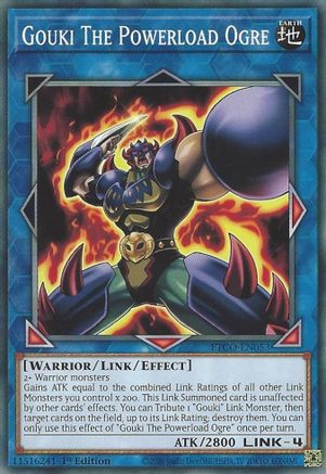 Gouki The Powerload Ogre (ETCO-EN053) - Eternity Code 1st Edition - Premium Yugioh Single from Konami - Just $0.25! Shop now at Game Crave Tournament Store