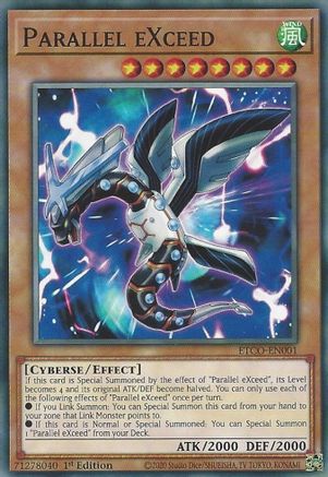 Parallel eXceed (ETCO-EN001) - Eternity Code 1st Edition - Premium Yugioh Single from Konami - Just $0.43! Shop now at Game Crave Tournament Store