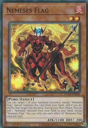Nemeses Flag (ETCO-EN010) - Eternity Code 1st Edition - Premium Yugioh Single from Konami - Just $0.28! Shop now at Game Crave Tournament Store