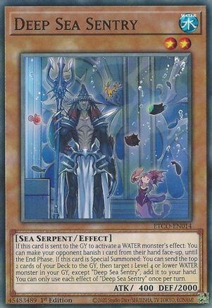 Deep Sea Sentry (ETCO-EN014) - Eternity Code 1st Edition - Premium Yugioh Single from Konami - Just $0.25! Shop now at Game Crave Tournament Store