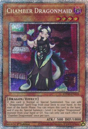 Chamber Dragonmaid (Starlight Rare) (ETCO-EN026) - Eternity Code 1st Edition - Premium Yugioh Single from Konami - Just $135.78! Shop now at Game Crave Tournament Store