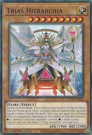 Trias Hierarchia (ETCO-EN032) - Eternity Code 1st Edition - Premium Yugioh Single from Konami - Just $0.25! Shop now at Game Crave Tournament Store