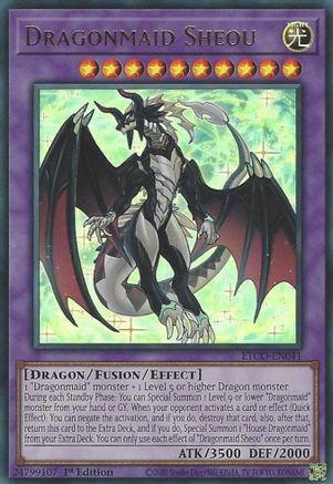 Dragonmaid Sheou (ETCO-EN041) - Eternity Code 1st Edition - Premium Yugioh Single from Konami - Just $2.03! Shop now at Game Crave Tournament Store