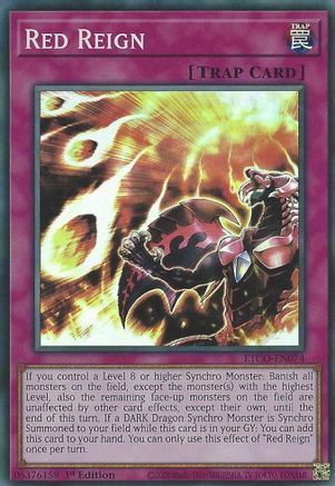 Red Reign (ETCO-EN074) - Eternity Code 1st Edition - Premium Yugioh Single from Konami - Just $0.34! Shop now at Game Crave Tournament Store