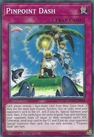 Pinpoint Dash (ETCO-EN080) - Eternity Code 1st Edition - Premium Yugioh Single from Konami - Just $0.25! Shop now at Game Crave Tournament Store