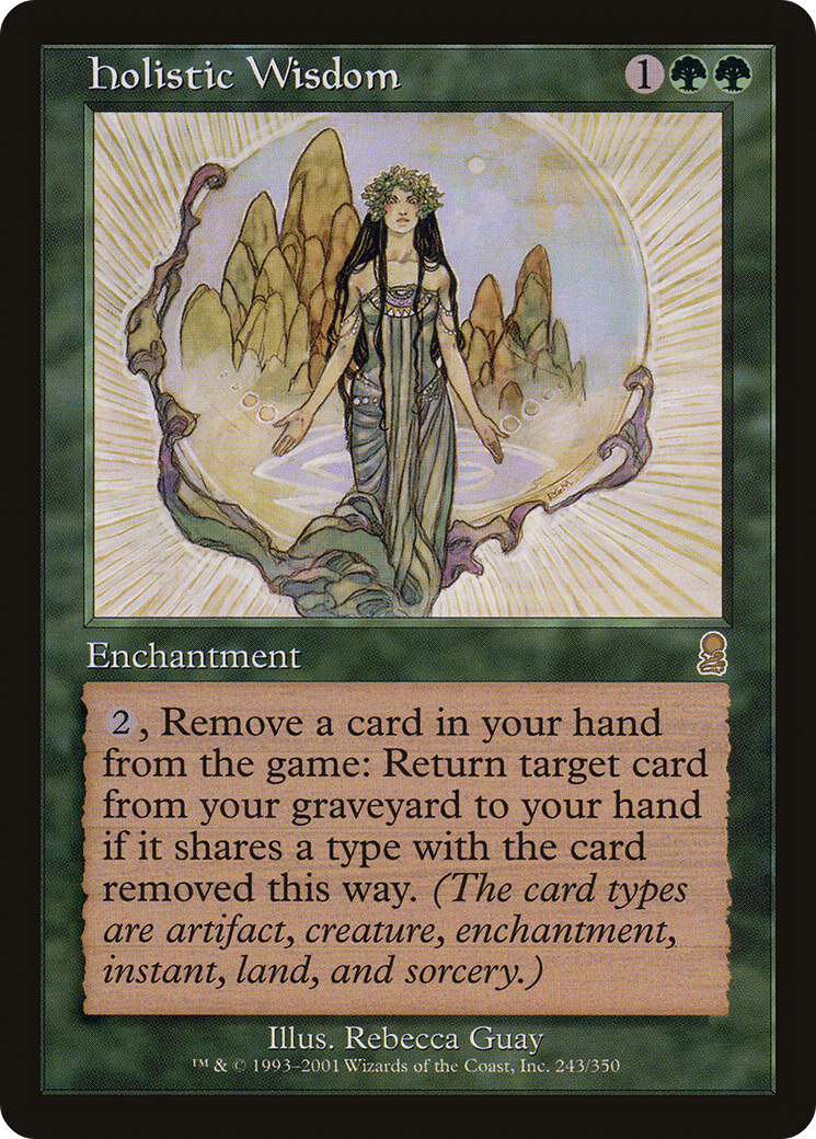 Holistic Wisdom (ODY-243) - Odyssey Foil - Premium MTG Single from Wizards of the Coast - Just $11.25! Shop now at Game Crave Tournament Store