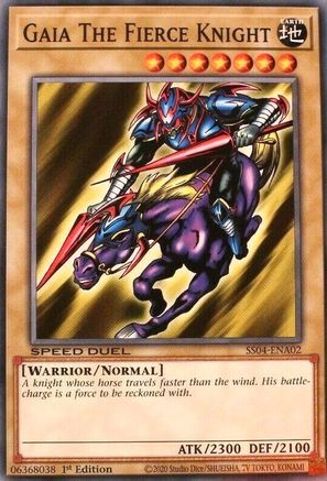 Gaia The Fierce Knight (SS04-ENA02) - Speed Duel Decks: Match of the Millennium 1st Edition - Premium Yugioh Single from Konami - Just $0.38! Shop now at Game Crave Tournament Store