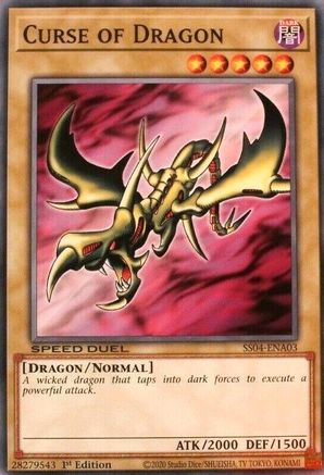 Curse of Dragon (SS04-ENA03) - Speed Duel Decks: Match of the Millennium 1st Edition - Premium Yugioh Single from Konami - Just $0.84! Shop now at Game Crave Tournament Store