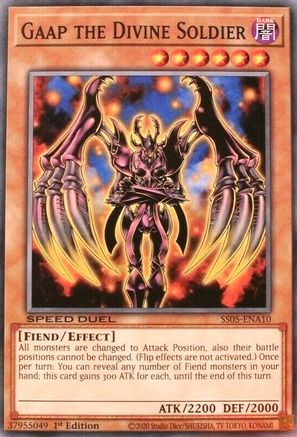 Gaap the Divine Soldier (SS05-ENA10) - Speed Duel Decks: Twisted Nightmares 1st Edition - Premium Yugioh Single from Konami - Just $0.24! Shop now at Game Crave Tournament Store