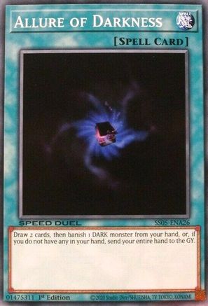 Allure of Darkness (SS05-ENA26) - Speed Duel Decks: Twisted Nightmares 1st Edition - Premium Yugioh Single from Konami - Just $0.30! Shop now at Game Crave Tournament Store