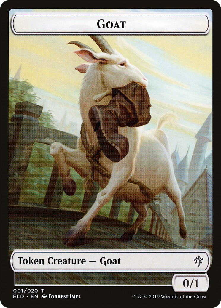 Goat (TELD-001) - Throne of Eldraine Tokens Foil - Premium MTG Single from Wizards of the Coast - Just $0! Shop now at Game Crave Tournament Store