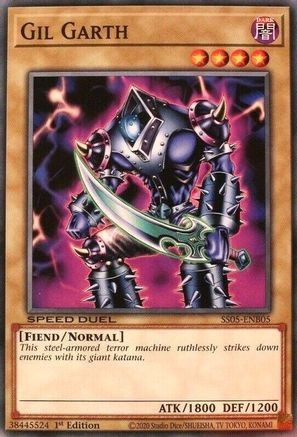 Gil Garth (SS05-ENB05) - Speed Duel Decks: Twisted Nightmares 1st Edition - Premium Yugioh Single from Konami - Just $0.26! Shop now at Game Crave Tournament Store