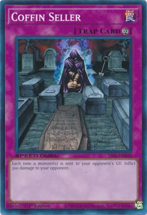 Coffin Seller (SS05-ENB28) - Speed Duel Decks: Twisted Nightmares 1st Edition - Premium Yugioh Single from Konami - Just $0.41! Shop now at Game Crave Tournament Store
