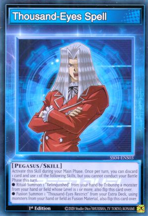 Thousand-Eyes Spell (SS04-ENS03) - Speed Duel Decks: Match of the Millennium 1st Edition - Premium Yugioh Single from Konami - Just $0.25! Shop now at Game Crave Tournament Store