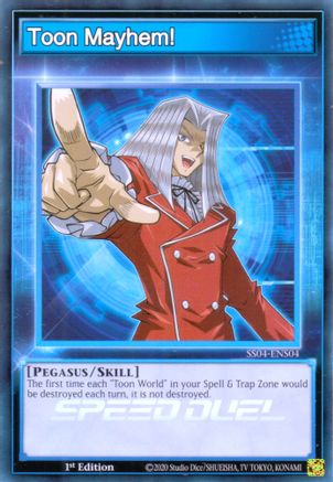 Toon Mayhem! (SS04-ENS04) - Speed Duel Decks: Match of the Millennium 1st Edition - Premium Yugioh Single from Konami - Just $0.08! Shop now at Game Crave Tournament Store