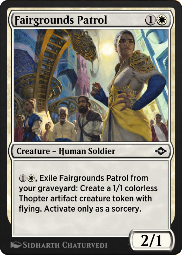 Fairgrounds Patrol (J21-077) - Jumpstart: Historic Horizons - Premium MTG Single from Wizards of the Coast - Just $0! Shop now at Game Crave Tournament Store