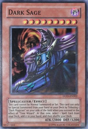 Dark Sage (EU) (DOD-EN002) - Dawn of Destiny Xbox Limited - Premium Yugioh Single from Konami - Just $16! Shop now at Game Crave Tournament Store