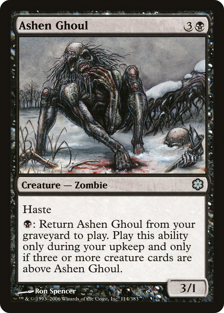Ashen Ghoul (CST-114) - Coldsnap Theme Decks - Premium MTG Single from Wizards of the Coast - Just $0.08! Shop now at Game Crave Tournament Store
