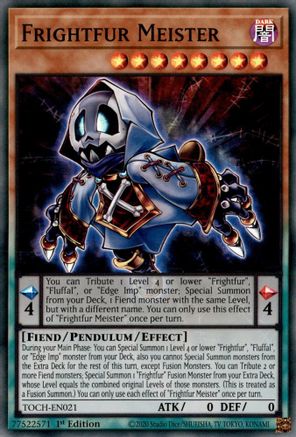 Frightfur Meister (TOCH-EN021) - Toon Chaos Unlimited - Premium Yugioh Single from Konami - Just $0.25! Shop now at Game Crave Tournament Store