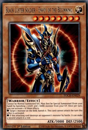 Black Luster Soldier - Envoy of the Beginning (TOCH-EN029) - Toon Chaos 1st Edition - Premium Yugioh Single from Konami - Just $0.10! Shop now at Game Crave Tournament Store
