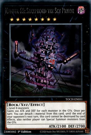 Number 68: Sanaphond the Sky Prison (TOCH-EN051) - Toon Chaos Unlimited - Premium Yugioh Single from Konami - Just $0.25! Shop now at Game Crave Tournament Store